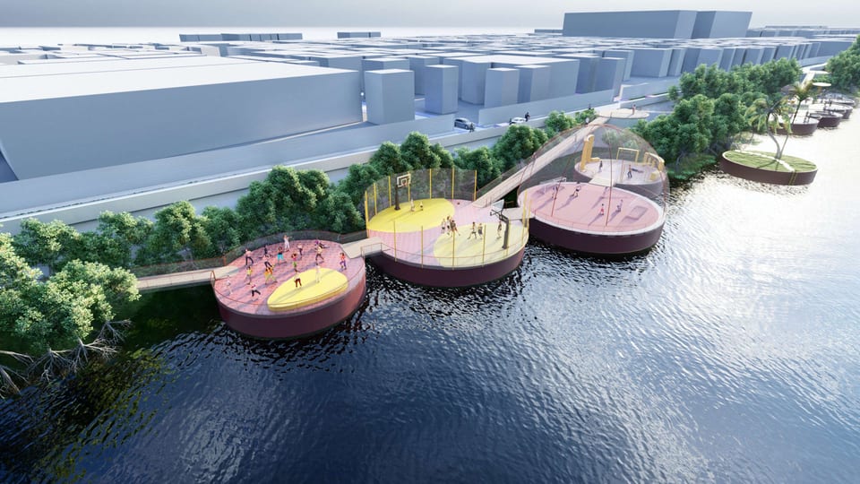 floating park in pasig city